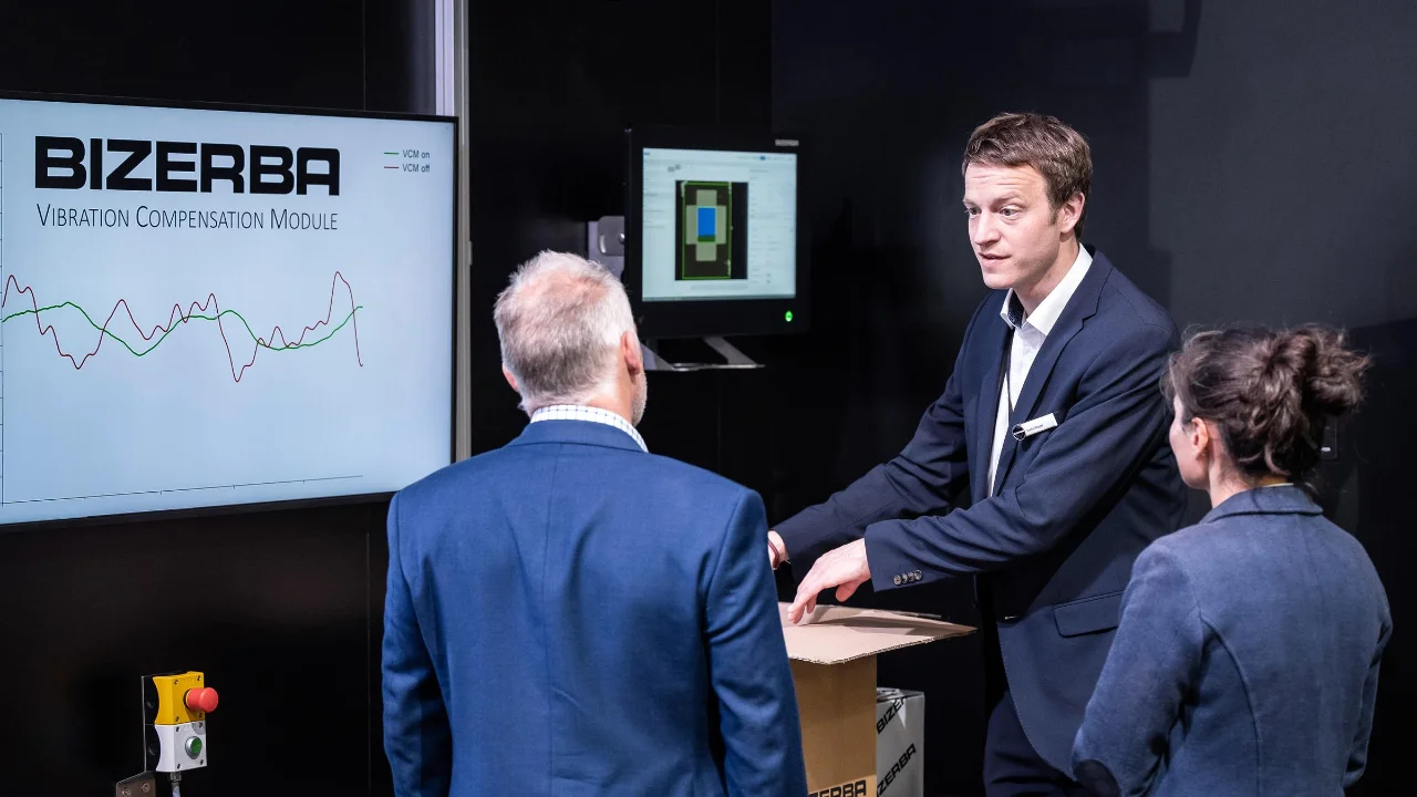 Zapojení na veletrhu: Pro společnost Bizerba jsou na veletrhu LogiMAT v popředí zájmu specifické průmyslové výzvy a budoucí projekty. (© Bizerba) 